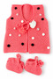 Hand Knitted Baby Vest and Booties Set - 2