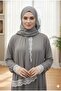 One Piece Prayer Dress with Shawl and Lace, Elasticized Cuffs