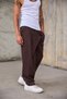 Men's Elastic Shalwar Trousers with Clip Detail - 2