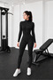 Fabric Zipper Detail Jumpsuit - 4