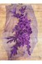 51X19 cm Purple Embroidery Embellishment Stone Sewing Accessory Applique