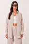 Oversize Muslin Shirt Pants Set Lsa0014 Stone - 3