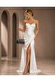 Platinum Color Rustic Material Design Evening Dress Clutch with Chain Strap Hand-Held Wedding Engagement Evening Bag - 2