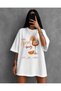 Aperol Spiritz Tshirt Printed Oversize T-Shirt Unisex 80% Cotton Boxy Fit Streetwear T-Shirt Thick Textured - 3