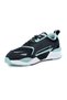 7X000308-Af18447-Mz238 Men's Sneakers Black Blue - 4