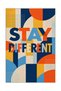 Aura Geometric Stay Different Written Modern Woven Base Decorative Carpet Aura4057 - 2