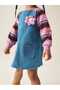 Girl's Denim Salopet Dress Long Sleeve Denim Gilet Dress - 3