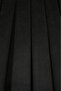 Black Velvet Textured Background Curtain Single Panel 1/2.5 Medium Pleat Plain Simple Suitable for Any Room - 3