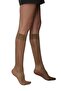 Venus 40 Shiny Medium Thick Bronze Color 3 Pairs of Knee-Length Pantalon Socks - 2