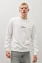 Men's Woven Casual Trend White Sweatshirt - 6
