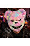 Halloween Furry Multicolor Bear Mask