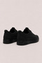 Men's Orthopedic Thermo Sole Genuine Leather Shoes Black - Black - 5