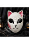 Halloween White Cat Mask - 6