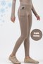 Women's Winter Fleece-Lined High-Waist Slimming Leggings with Pockets