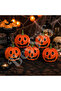Halloween Smiling Face Mini Pumpkin 5 Pieces - 4