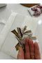 Women'S/Children's 3-Piece Bowknot Buckle Set - Vintage Floral Embroidered Ribbon Side Buckle and Clasp Buckle Set ⁠ - 6