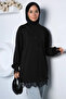 Modern Sequin Patterned Stylish Hijab Tunic - 2