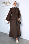 Quilted Jacket Scuba Skirt Hijab Double Set - 2