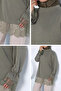 Elegant Lace Trimmed Hijab Tunic - 5