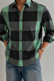 Men's Plaid Patterned Oxford Regular Fit Long Sleeve Shirt