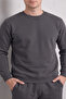 Three-Thread Crew Neck Cotton Soft Puff Oversize Tracksuit Set - 4