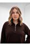 Women's Plus Size Long Sleeve Half Zipper Detailed Tracksuit Set 8294-27 - 2