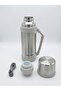 1.2 Liter Stainless Steel Thermos - 24-Hour Hot and Cold Retention Camping Picnic Flask - 3