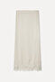 Women's Stone Color Lace Detailed A-Form Midi Skirt - 2