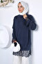 Elegant Lace Trimmed Hijab Tunic - 2