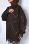 Modern Sequin Patterned Stylish Hijab Tunic - 5