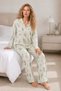 Women's Casual Flexible Loose Pajama Set 4669 - 4