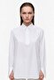 Wide Cuff Balloon Sleeve Poplin Shirt