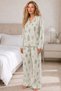 Women's Casual Flexible Loose Pajama Set 4669 - 2