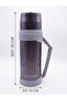 1.2 Liter Stainless Steel Thermos - 24-Hour Hot and Cold Retention Camping Picnic Flask - 4