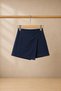 Girls' School Shorts Skirt 100% Cotton Gabardine Fabric Knee Length Comfortable School Skirt - 4