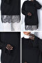 Elegant Lace Trimmed Hijab Tunic - 5