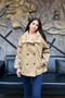 Women's Double-Breasted Stylish Stand Collar Long Sleeve Oversize Trench Coat Sun457 - 3