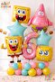 Spongebob Balloons & Patrick Concept Balloon Set for Ages 6 - 20 Pieces Spongebob Themed Balloon Set