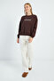 3 Thread Themory Embroidered Oversize Sweatshirt - 7