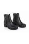 Arya Black Genuine Leather Women's Boots - 4