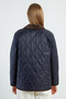Waterway Patterned Velvet Detailed Quilted Coat - 8