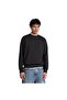 Silicon Badge Bb Crew Sweatshirt Men's Black Sweatshirt