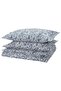 Paisley Print Duvet Cover and 2 Pillowcases Set, Blue/White, 240x220/50x80 cm