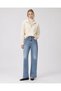 Women's Stoned Wide Leg Palazzo Jeans High Waist Lycra Denim Women's Stoned Jeans - 2