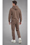 Men's 3 Thread Count Hooded Tracksuit Set with Side Pockets (Soft Wool-Blend Fabric) - 2