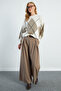 Baklava Patterned Oversize Sweater - 3