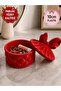 Detailed Bowknot Jewelry Box & Jewelry Storage Box – Quilted Design, 10 cm - Shiny Surface
