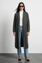 Zarc Soft Textured Comfortable Fit Low Long Sleeve Knitwear Women's Cardigan & Jacket & Hijab Cardigan - Smoked