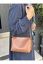 Women's Tan Zippered Adjustable Strap Shoulder and Crossbody Bag Daily Stylish Handbag - 4