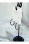 Belle Arka Stone-Detail Silver Color Stainless Steel Earrings - 4